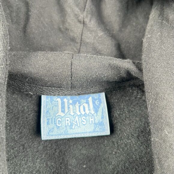 ViTAL STUDiOS x CRASH VANCOUVER CORRUPTED KNiGHT HOODiE Large - Picture 4 of 9